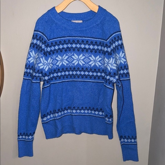 J. Crew Fair Isle crewneck sweater in Supersoft yarn Size M - Picture 3 of 6